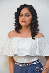Nandita Swetha at Ekkadiki Pothavu Chinnavada Movie Promotions